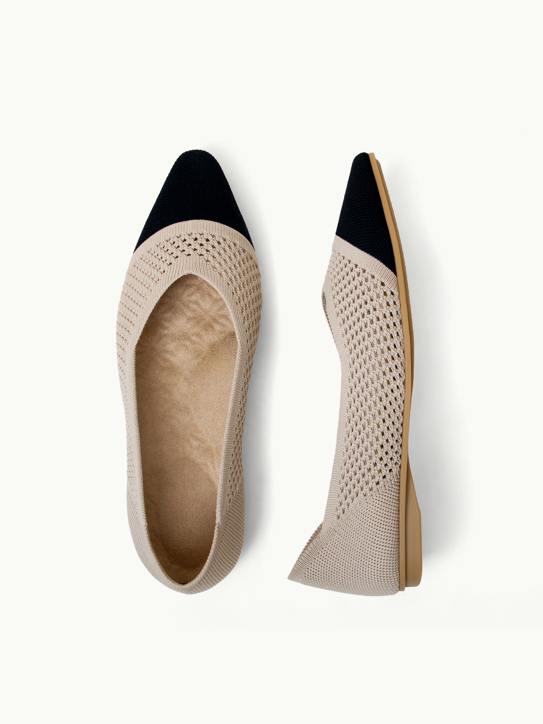 Point-toe Mesh Flats Pro